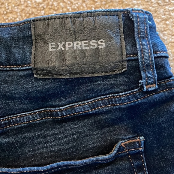 Express Men’s Dark Blue Jean 32x30 - Picture 3 of 4